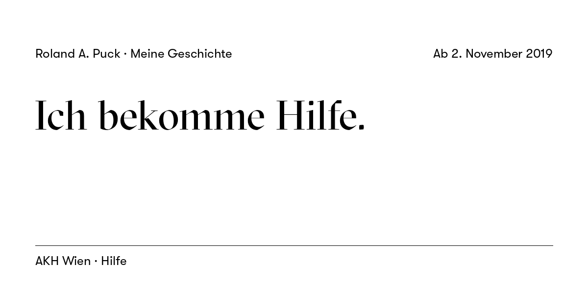 Beitragskarte: Ich bekomme Hilfe.