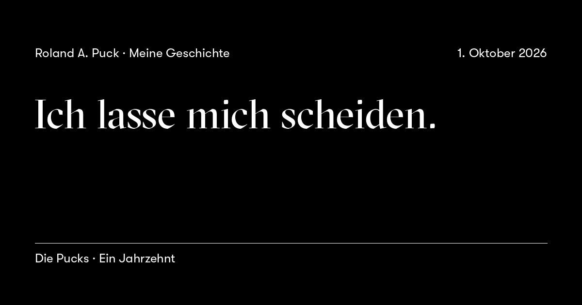 Beitragskarte: Ich lasse mich scheiden.