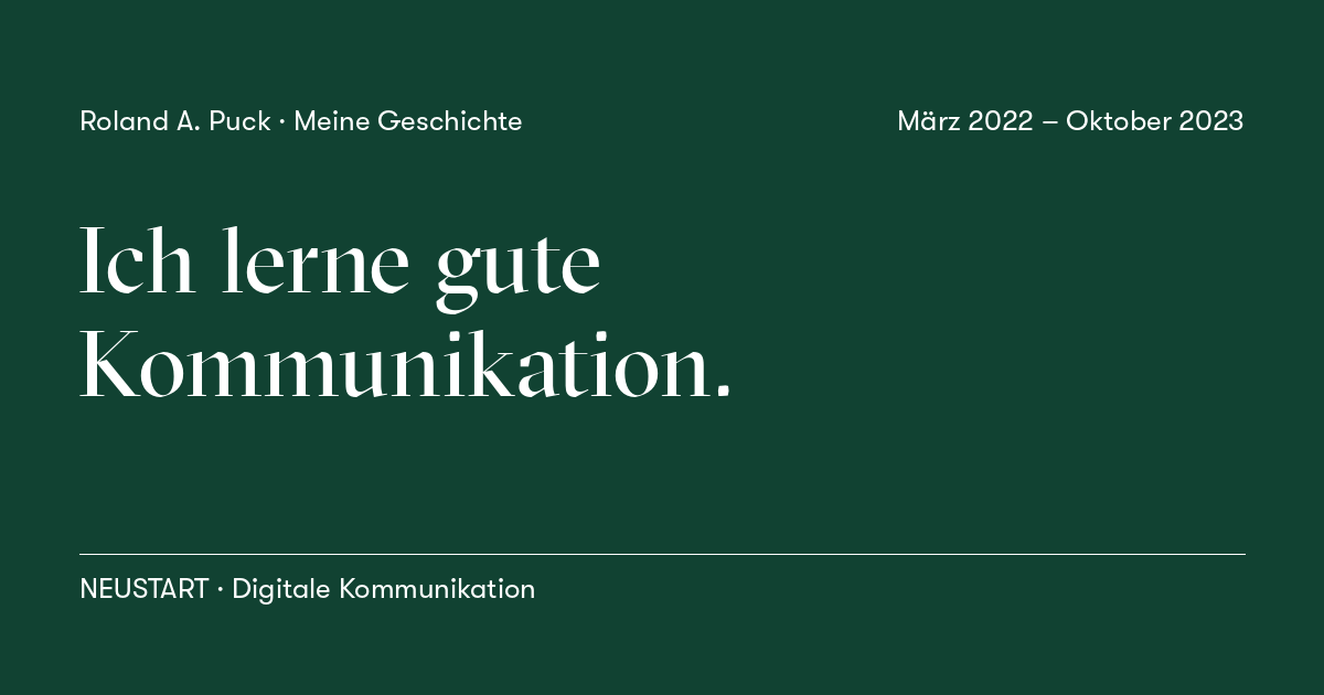 Beitragskarte: Ich lerne gute Kommunikation.
